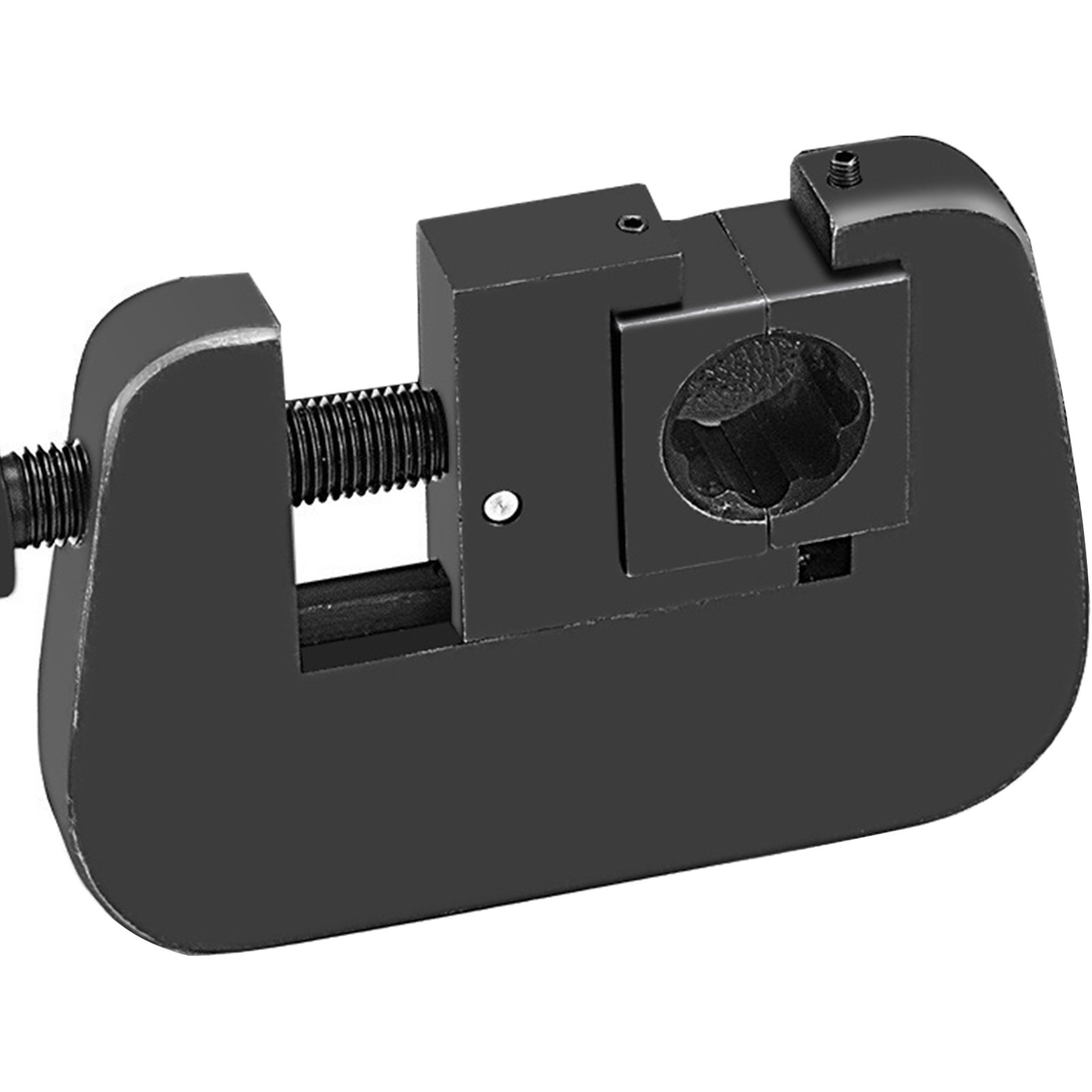Kit de herramientas de engarce de manguera de aire acondicionado VEVOR negro con matriz de engarce hexagonal.
