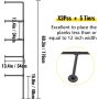 VEVOR Estantes industriales para tuberías de 5 niveles para montaje en pared, estantes para tuberías de hierro, 3 uds. Estantería para tuberías, estantería para tuberías de bricolaje negra vintage, cada una con capacidad para 44 libras, estantería de cocina abierta para dormitorio y sala de estar con accesorios