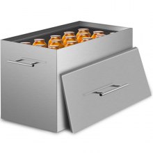 VEVOR Baño de agua Canner Stove Top Canners 15 cuartos de galón de acero inoxidable con estante