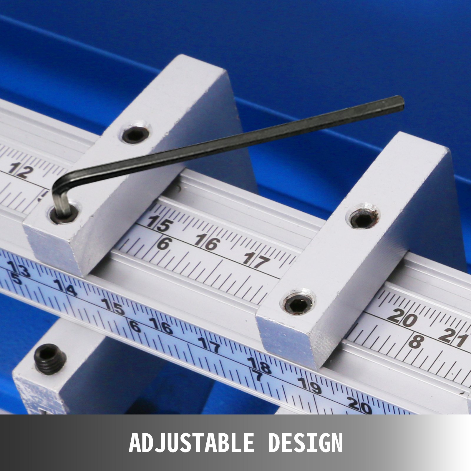 Máquina plegadora eléctrica VEVOR de 18 pulgadas y 460 mm, máquina plegadora y punzante de papel 3 en 1 con base metálica resistente y multifunción.