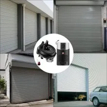 VEVOR Abridor de puerta enrollable para garaje, fuerza de elevación de 250 N, control remoto de 164 pies, abridor de puerta enrollable eléctrico de 110 V, kit de abridor automático de puerta enrollable para garaje con 2 controles remotos, se aplica para tienda de garaje