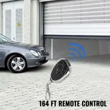 VEVOR Garage Roller Door Opener, 800 N Lift Force 164 ft Remote Control, 110V Electric Roller Gate Opener, Auto Garage Roller Gate Opener Kit with 2 Remote, Apply for Garage Store