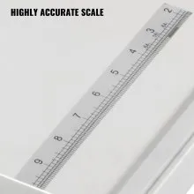 Máquina plegadora manual VEVOR de 480 mm Marcador de plegado resistente con 2 bloques magnéticos