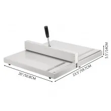 Máquina plegadora manual VEVOR de 480 mm Marcador de plegado resistente con 2 bloques magnéticos