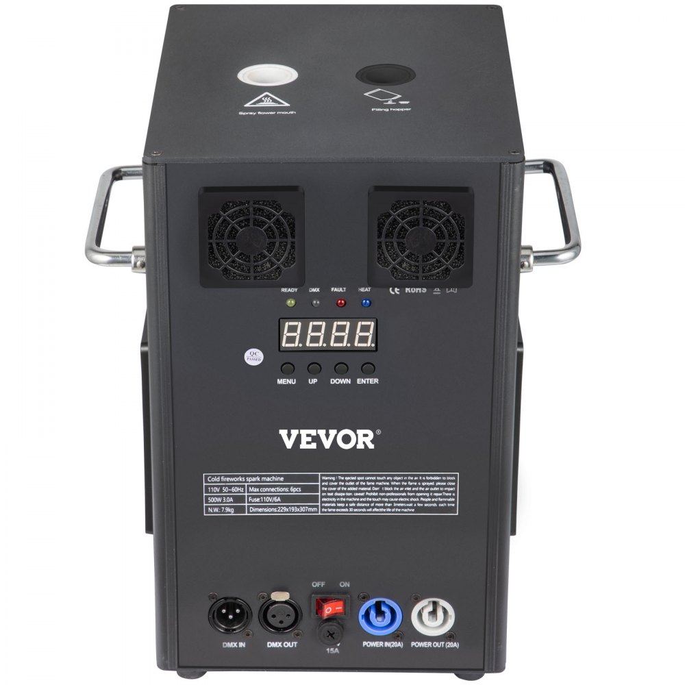 VEVOR 700W 2pcs Equipo de escenario grande Máquina de efectos especiales, Equipo de escenario de control inteligente DMX Máquina de demostración, Máquina de efecto de iluminación de escenario con control remoto inalámbrico para espectáculo musical, Boda