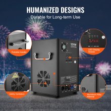 Máquina de fuegos artificiales de chispa fría VEVOR de 700 W, 2 m a 5 m, para DJ, bodas, eventos y fiestas