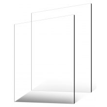 Lámina de plexiglás acrílico VEVOR, paquete de 2 láminas de plástico, 61 x 91 cm, 0,6 cm de grosor, vidrio transparente fundido para proyectos de manualidades, vidrio de repuesto para marcos de fotos, exhibición DIY, fácil de cortar