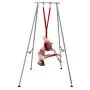 VEVOR Yoga Sling Inversion, Soporte de Yoga con Inversión de 30 kg, Marco de Yoga Aéreo de 250 kg con 6 m de Yoga Swing, Cinturón de Seguridad, Color Vino