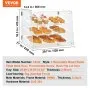 VEVOR Pastry Display Case, 3-Tier Commercial Countertop Bakery Display Case, Acrylic Display Box with Rear Door Access & Removable Shelves, Keep Fresh for Donut Bagels Cake Cookie, 20.7"x17"x16.3"