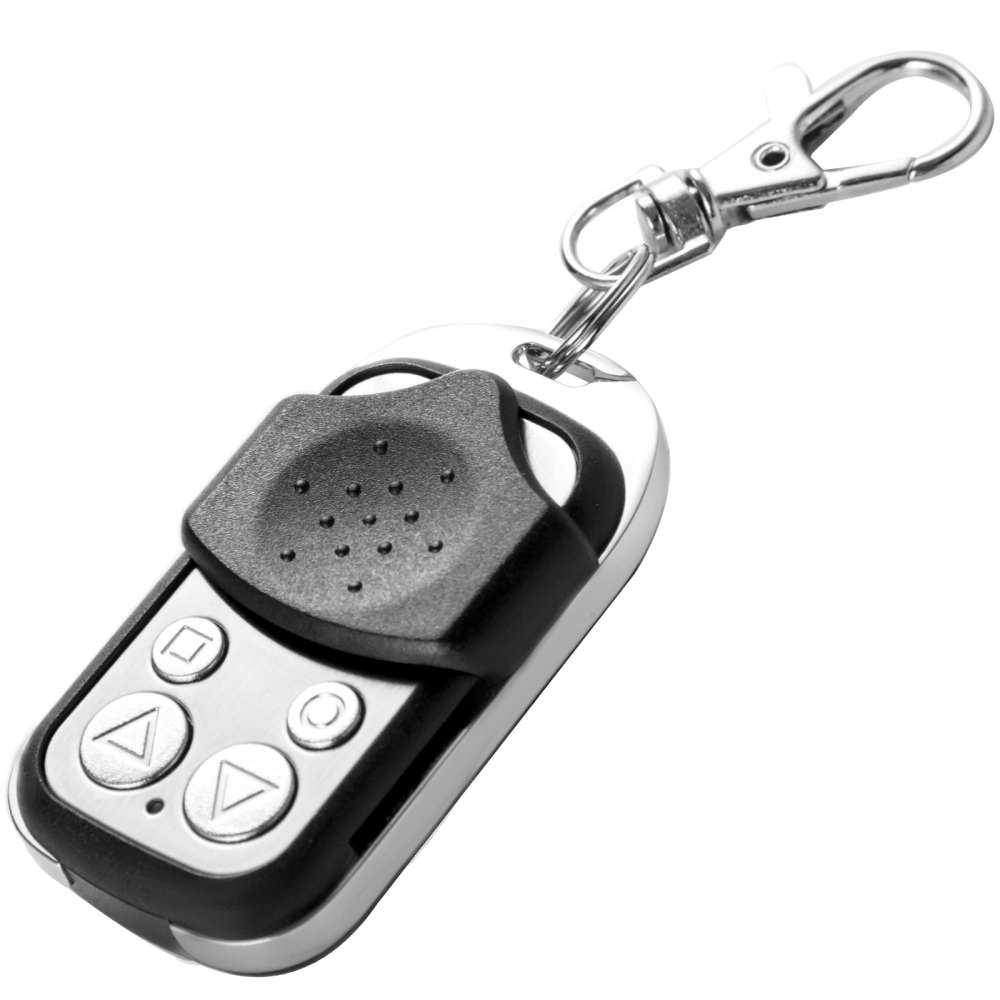 Mando a distancia para puerta VEVOR con clip metálico y funda protectora.