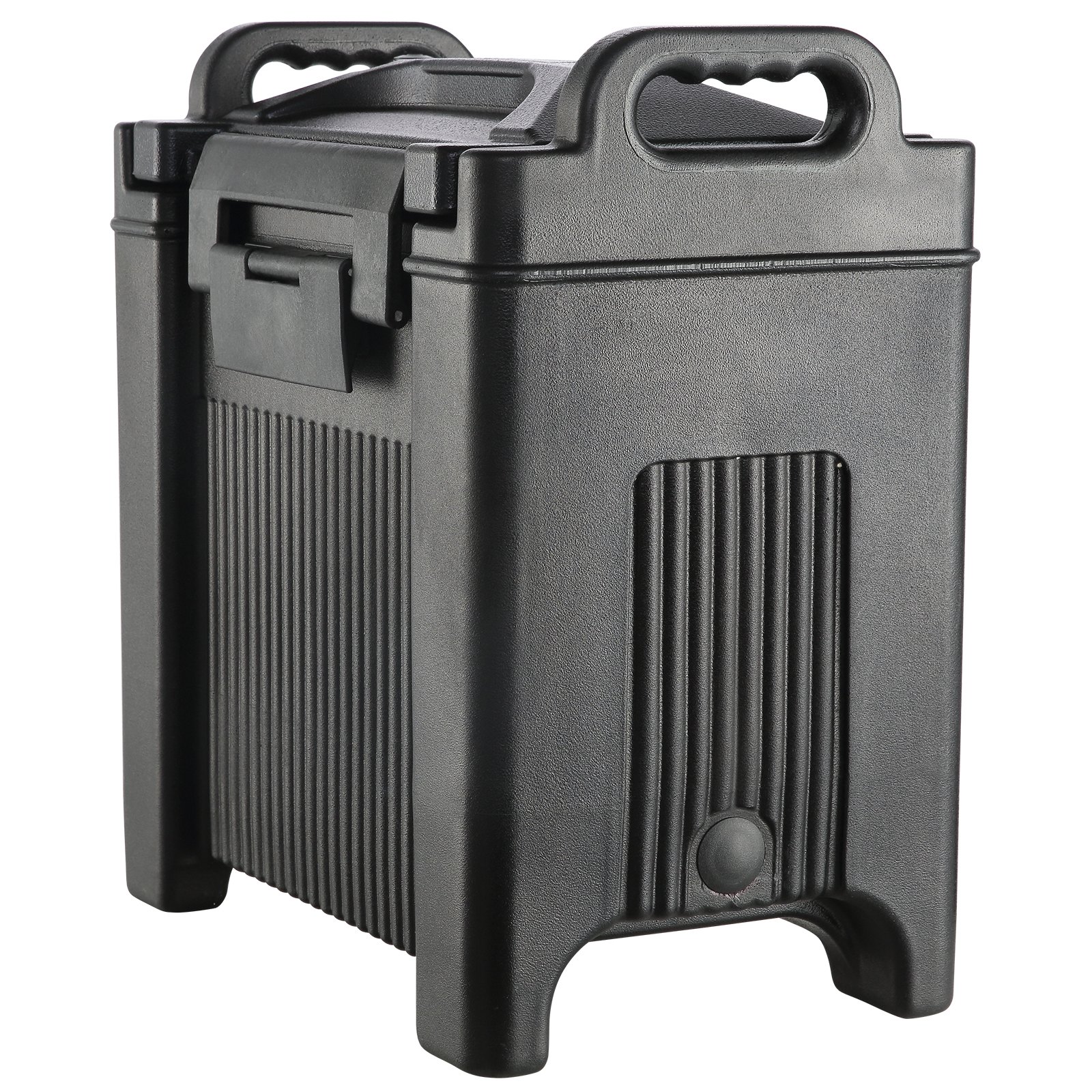 VEVOR Dispensador de bebidas aislado, 2.5 galones, servidor de bebidas frías y calientes de LDPE de grado alimenticio, enfriador dispensador de bebidas térmicas con mango de grifo de dos etapas de capa de PU de 0.9 pulgadas, para tienda de bebidas de restaurante