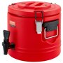Dispensador de bebidas isotérmico VEVOR, dispensador térmico de 8 litros (2,2 galones) para bebidas frías y calientes con grifo, jarra refrigerante de grado alimenticio con interior de acero inoxidable 304, ideal para té, café, restaurantes y exteriores.