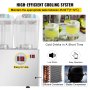Commercial Juice Dispenser 14.25 Gallon Cold Beverage Drink Dispenser Machine 54L with Spigots