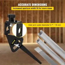 VEVOR Vari-Grind Jig, 3/4' de diámetro del orificio Vari-Grind Attachment, ajuste para 0.63' Bowl Gouges Grinding Jig con Vari-Grind, Large Hole Vari-Grind Attachment para el sistema de afilado Wolverine