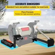 Plantilla de molienda VEVOR, 24' de longitud del accesorio Vari-Grind de brazo en V, plantilla de molienda de plataforma de 3' x 5' x 1/4' con Vari-Grind, apto para plantilla de molienda Vari-Grind de gubia de tazón de 0.63' para el sistema de afilado Wolverine