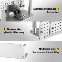 VEVOR Belt Grinder Knife Jig, localizador de afilado de 7.75" de longitud, ángulo ajustable de 85°~ 115°, afilador de cuchillos de cinturón Jig con asas dobles, guía de afilado de ángulo para hacer cuchillos para máquina lijadora de cinturón, regular