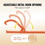 Herramienta de gancho VEVOR, 117 cm, rodillo de acero resistente para troncos, elevador de troncos, gato para troncos de 81 cm de diámetro, herramientas de tala forestal, manipulador de troncos de doble función para enrollar y sujetar troncos.