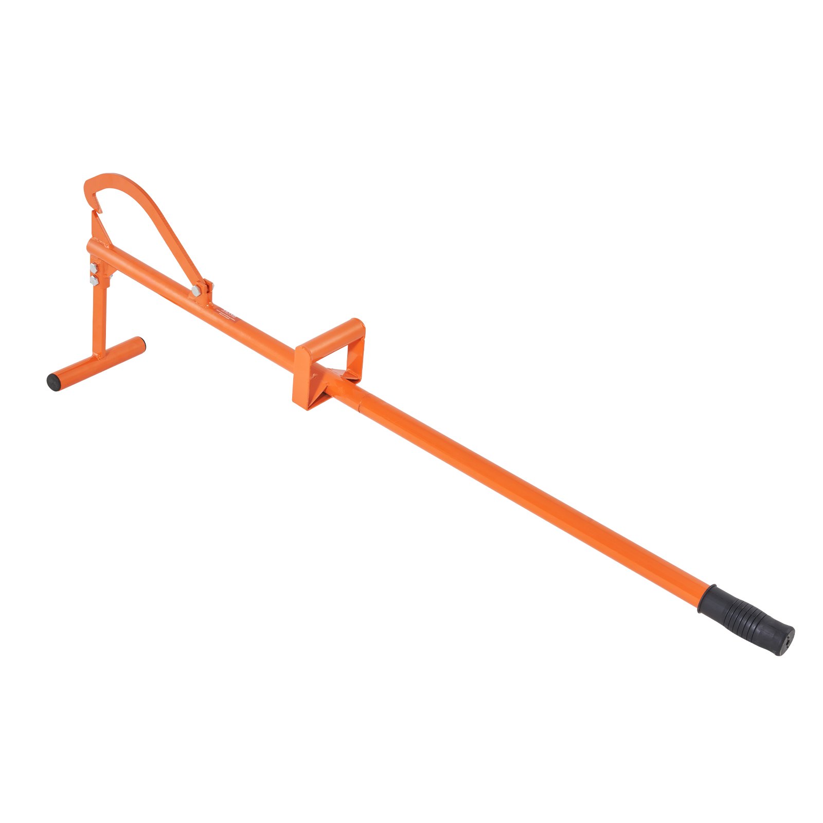 VEVOR Timberjack, elevador de troncos de acero resistente 4 en 1 de 117 cm, rodillo multifuncional para troncos con gancho ajustable, herramientas de tala, gato para troncos, multiherramienta forestal para rodar, cortar y levantar troncos