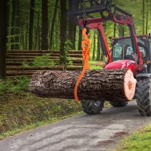 VEVOR Pinzas para arrastre de troncos, pinzas para elevación de troncos de 2 garras de 18 pulgadas, pinzas para arrastre de madera giratorias de acero resistente, capacidad de carga de 772 lbs/350 kg,