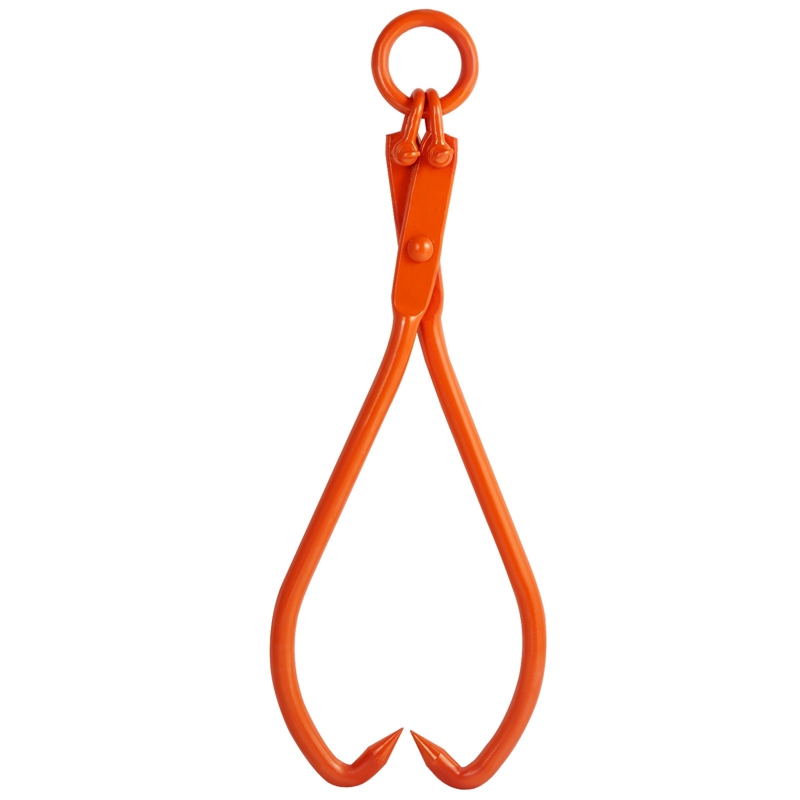 VEVOR Pinzas para arrastre de troncos, pinzas para elevación de troncos de 2 garras de 32 pulgadas, pinzas para arrastre de madera de acero resistente, capacidad de carga de 1543 lbs/700 kg, herramien