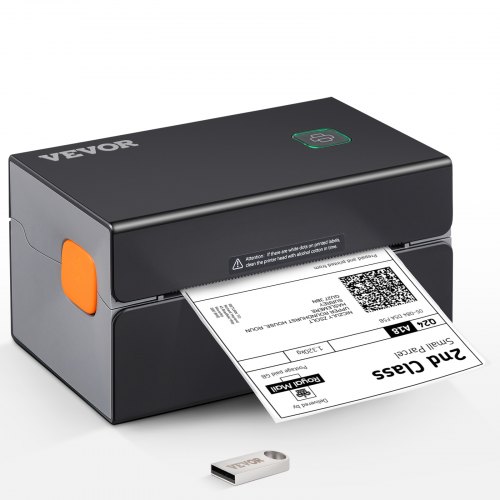 Tuspuzz Impresora térmica de etiquetas de envío VEVOR 4X6 300 DPI a través de USB para Amazon eBay Etsy UPS