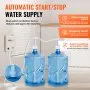 Dispensador de agua embotellada VEVOR con sistema de bombeo de 2 x 5 galones, dispensador de agua eléctrico automático, bomba de doble tubo para jarra, compatible con cafeteras, teteras, refrigeradores y máquinas de hielo.