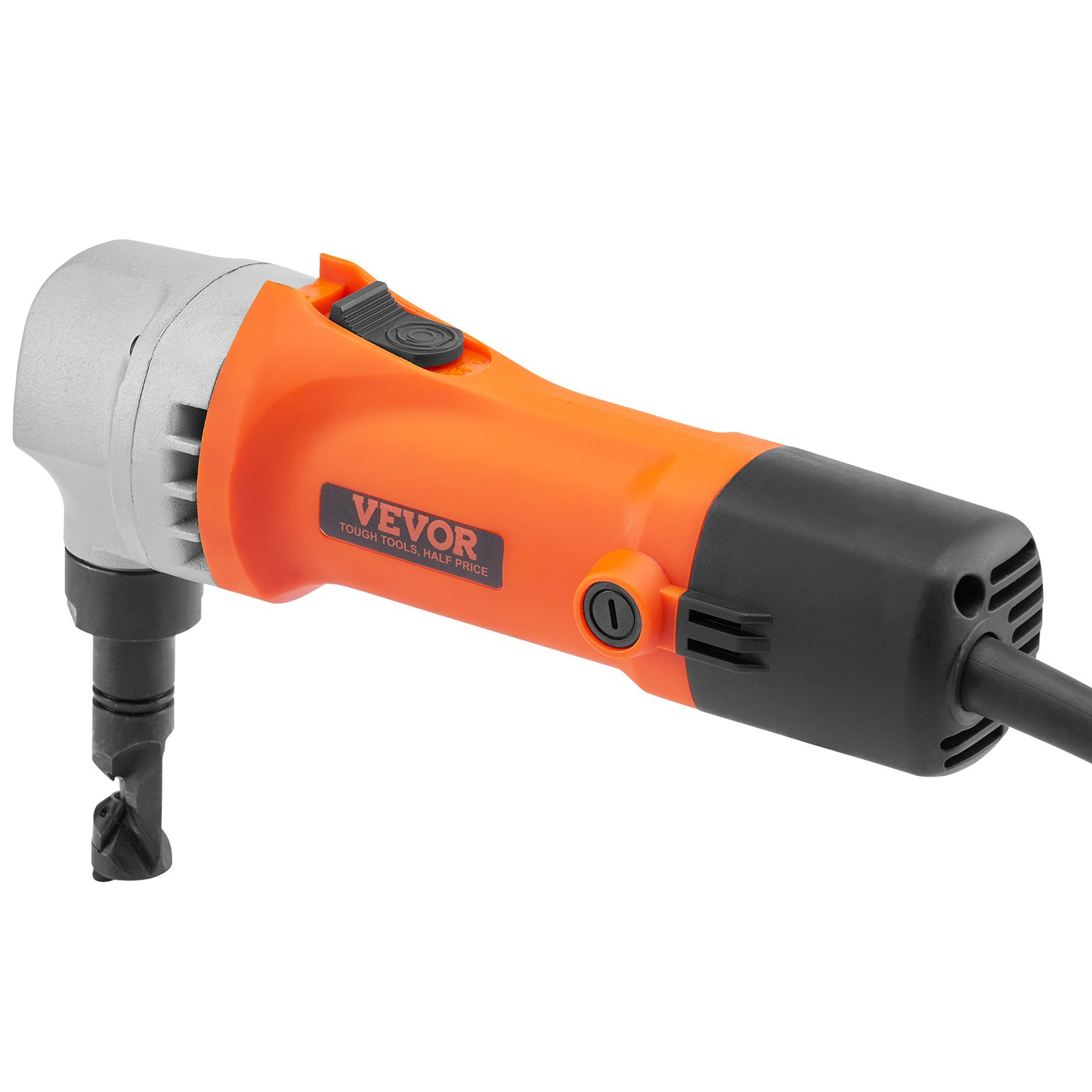 VEVOR Nibbler de chapa de metal, 550 W potente 2200 RPM de alta velocidad, rotación de 360 ​​grados cortador de metal eléctrico, curva recta y corte circular para acero inoxidable, aluminio, plástico, tablero de madera