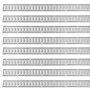 VEVOR E Track Tie-Down Rail Kit, 32PCS 5' E-Tracks Set Includes 8 Steel Rails & 8 O-Rings & 8 Tie-Offs with D-Ring & 8 End Caps, Trailer Securing Accessories for Cargo Motorcycles Bikes, 1500 lbs Load