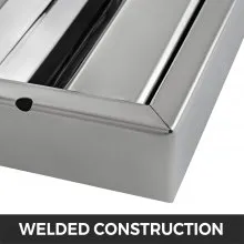 Caja de 6 Filtros de Campana/Deflector de Grasa de 20" x 25" Acero Inoxidable