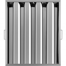 Caja de 6 Filtros de Campana/Deflector de Grasa de 20" x 25" Acero Inoxidable