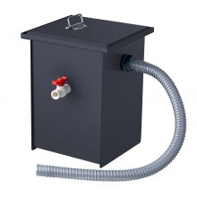 VEVOR 8LBS Filtro de aguas residuales de acero al carbono con trampa interceptora de grasa comercial