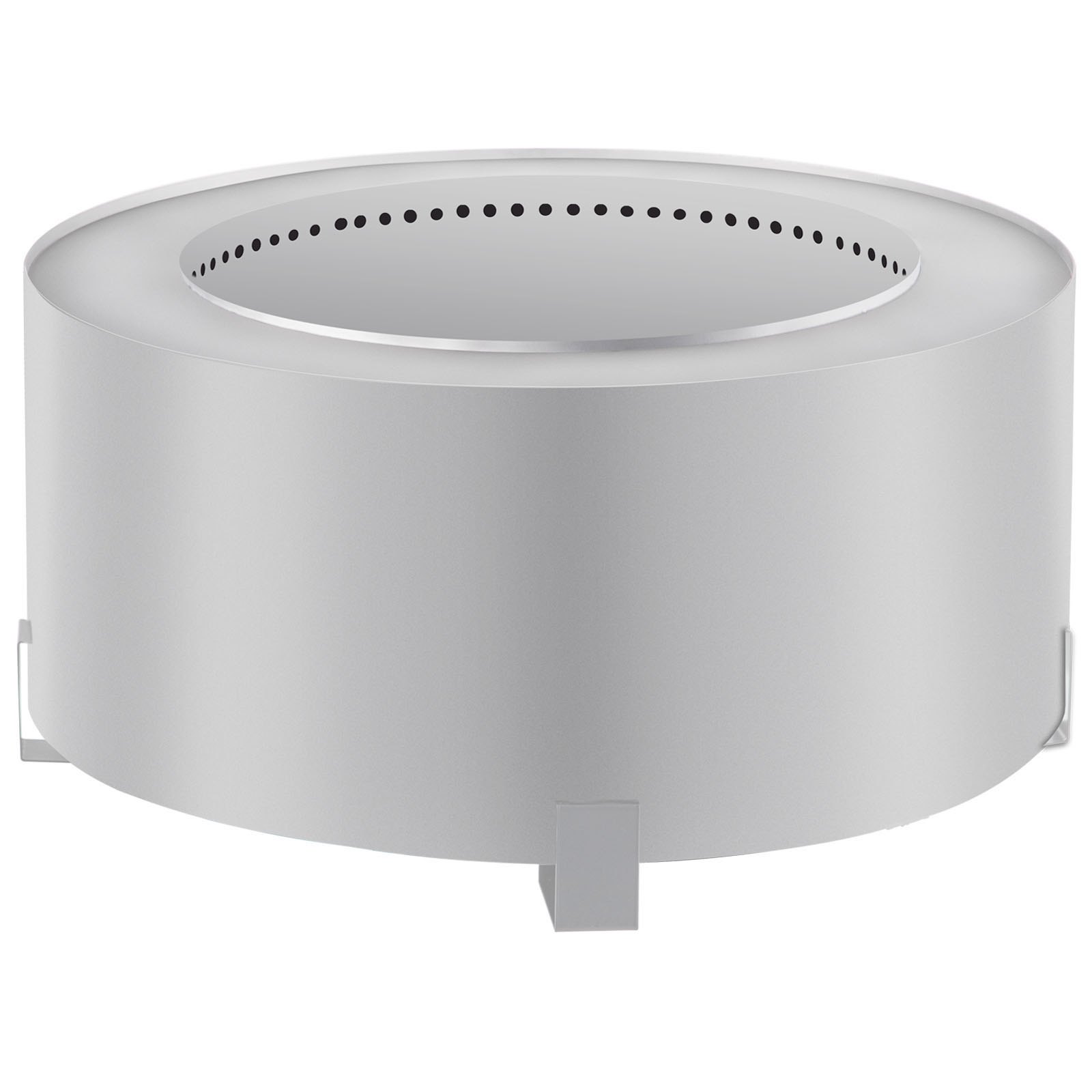 VEVOR Pozo de Fuego sin Humo Acero Inoxidable Brasero Grande 27 pulgadas