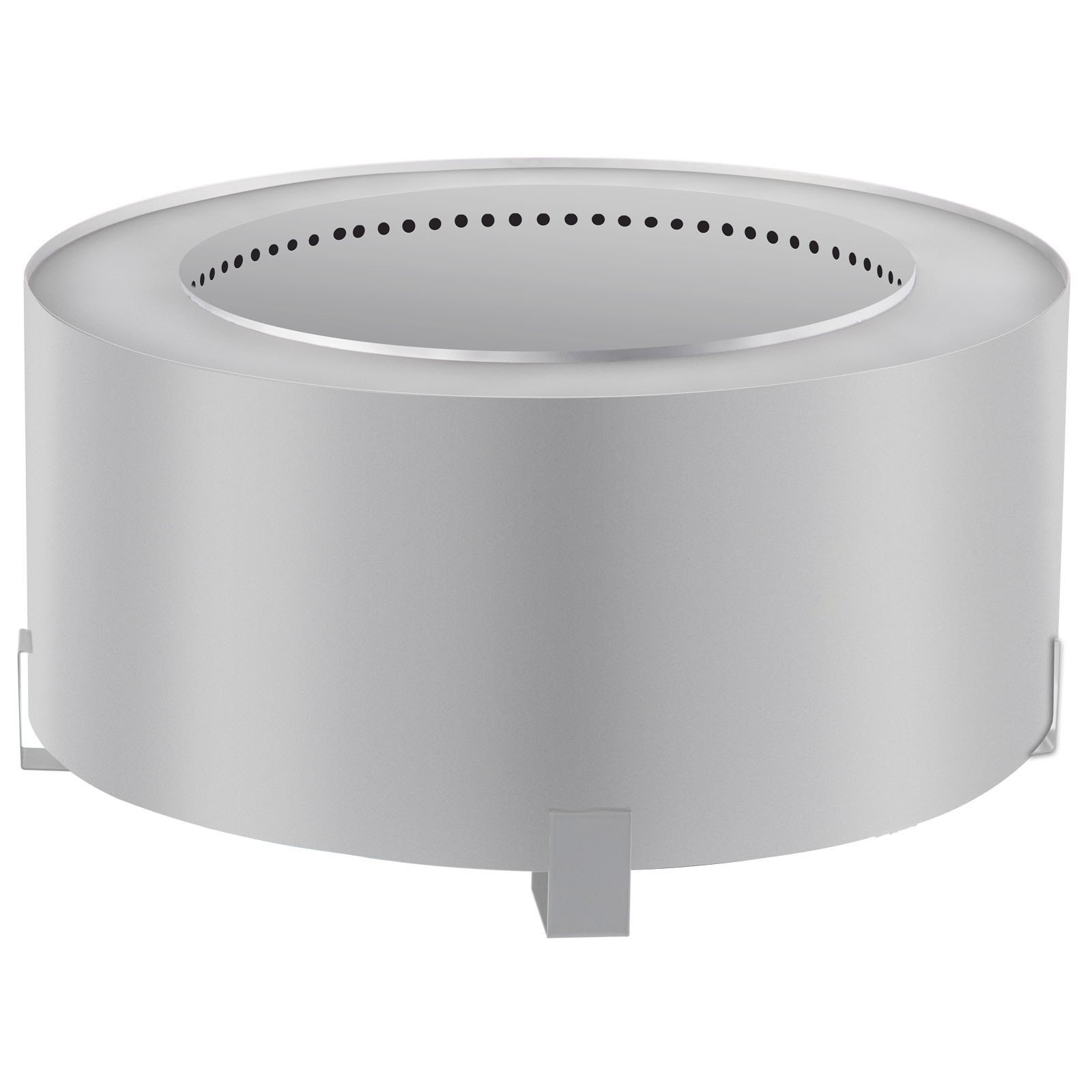 VEVOR Pozo de Fuego sin Humo Acero Inoxidable Brasero Grande 27 pulgadas