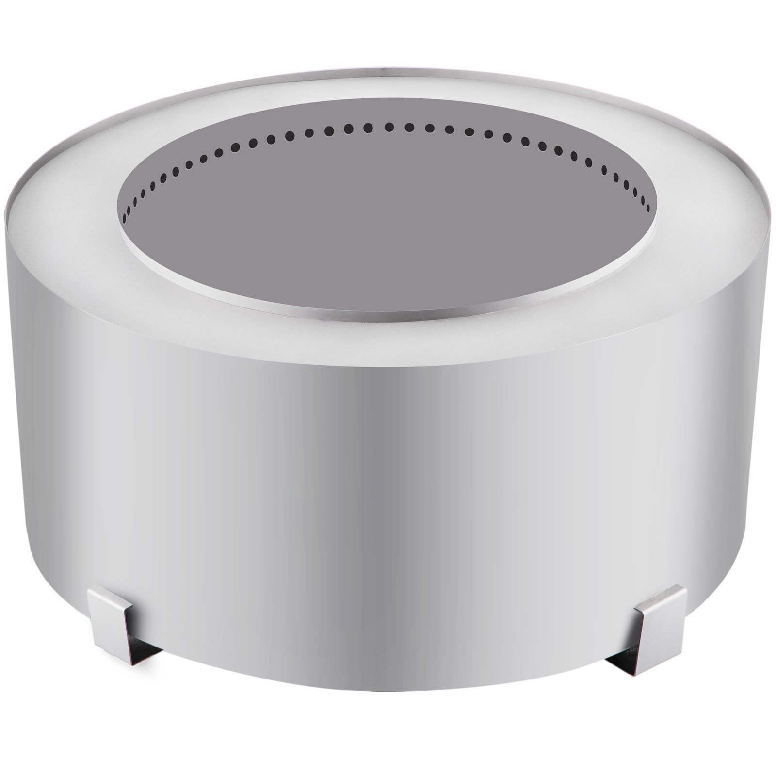 VEVOR Pozo de Fuego sin Humo Acero Inoxidable Brasero Grande 27 pulgadas