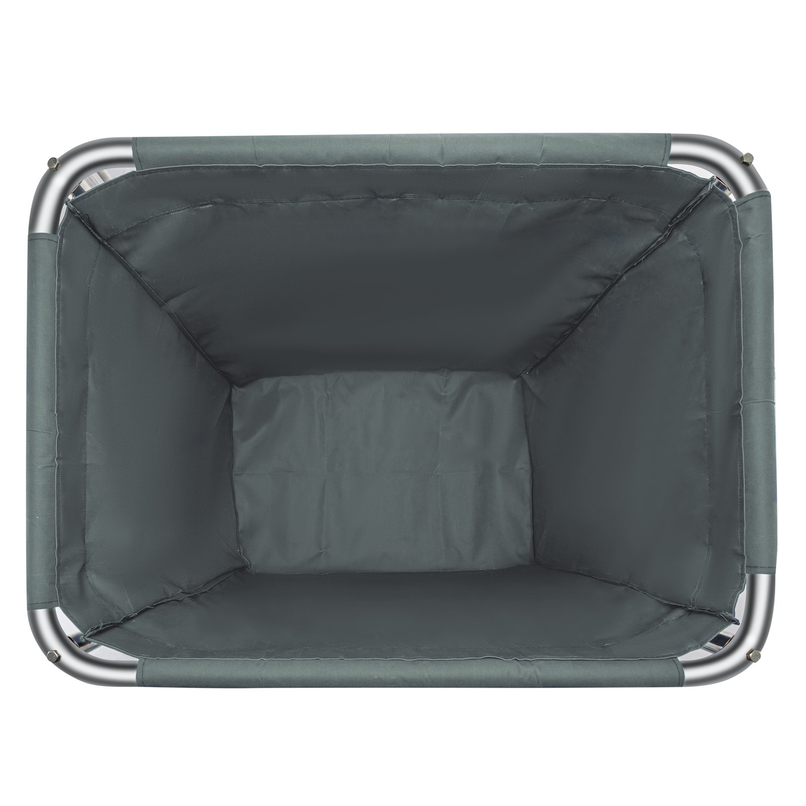 Camión de cesta VEVOR, cesta de lavandería de lona de acero de 10 bushel, ruedas de 3 pulgadas de diámetro, cesta de tapa de camión, cesta de lavandería de lona, generalmente se utiliza para transportar ropa, almacenar artículos diversos adecuado para hotel, hogar, hospital