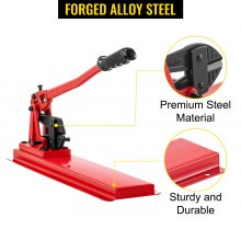 VEVOR Bench Swager Tool 24" Wire Rope Swaging Tool w/Crimper Cable Bolt Cutter Head Bench Crimper 1/16"-3/16" Mangas de aluminio/cobre Bench Cable Alloy Steel Crimper Swager for1/2" Wire Rope Ferrules