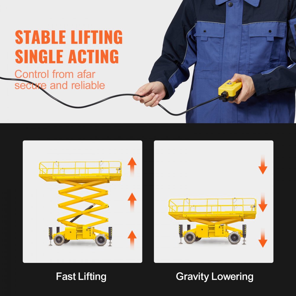 Bomba hidráulica VEVOR de 8 cuartos para remolque de volteo, unidad de potencia hidráulica de simple efecto, presión de alivio máxima de 3200 PSI, caudal de 0,91 GPM, unidad de potencia hidráulica para elevación de automóviles con remolque de volteo