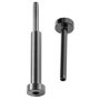 VEVOR 40 Pack Invisible Cable Railing kit, T316 Stainless Steel 1/8" Invisible Receiver and Swage Stud End for Cable Railing, Swage Tensioner 1/8" for Wood/Metal Post, Cable Railing Hardware, Black