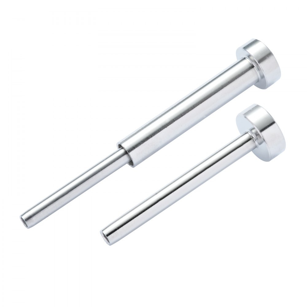 VEVOR - Kit de 20 barandillas de cable invisibles, receptor invisible de acero inoxidable T316 de 1/8" y extremo de perno de presión para barandilla de cable, tensor de presión de 1/8" para postes de madera/metal, herrajes para barandilla de cable, color plateado