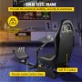 Asiento de simulador de carreras VEVOR, ajustable, reclinable, para juegos, con soporte para palanca de cambios, compatible con PS4, PS3, Xbox, asiento de simulador de carreras Logitech, soporte para volante de carreras (asiento, PS3/PS3/G29/G920)