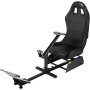 VEVOR Racing Simulator Seat Adjustable Driving Gaming Reclinable Seat with Gear Shifter Mount fit for PS4 PS3 Xbox Logitech Racing Simulator Seat Racing Wheel Stand Cockpit (Seat, PS3/PS3/G29/G920)