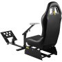 VEVOR Racing Simulator Seat Adjustable Driving Gaming Reclinable Seat with Gear Shifter Mount fit for PS4 PS3 Xbox Logitech Racing Simulator Seat Racing Wheel Stand Cockpit (Seat, PS3/PS3/G29/G920)