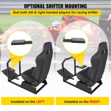 Silla VEVOR Racing Simulator Cockpit Gaming con soporte de volante para G29 Ps3