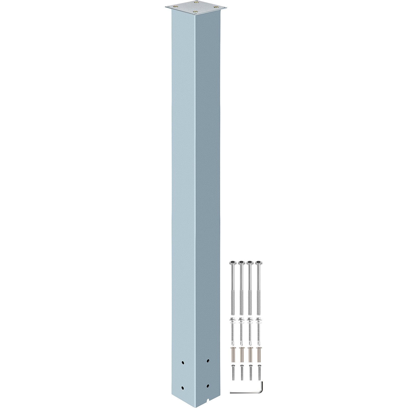 VEVOR Soporte para Poste de Buzón Poste para Buzón de 43" Granito para Exteriores
