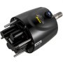 Kit de bomba de dirección hidráulica para barco VEVOR negro con conectores metálicos.
