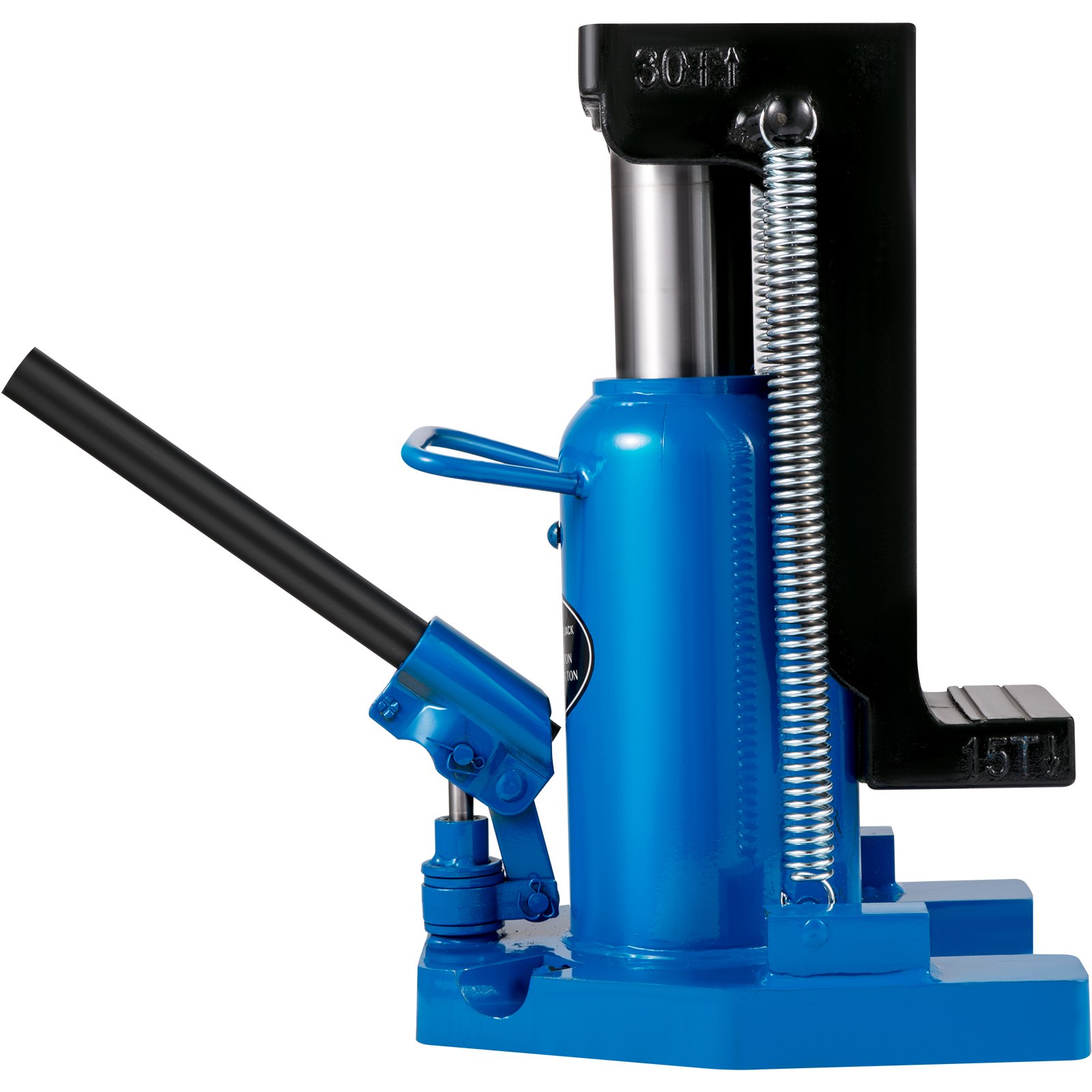 Gato hidráulico VEVOR con punta de pie, 15 toneladas con elevación de gato con punta de punta, 30 toneladas con capacidad de elevación superior Gato para máquina, 6-1/5 pulg. Gato hidráulico con punta de pie Stork Air, Gato hidráulico con garra de acero para trabajo pesado