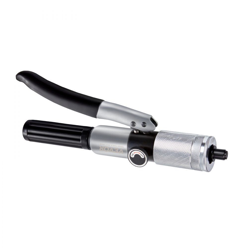 Expansor de tubos hidráulico VEVOR, diámetro exterior de 3/8" a 1-1/8", herramienta de prensado hidráulico HAVC con 7 cabezales expansores, herramienta de desbarbado y cortador de tubos para tubos de cobre, aluminio, latón y acero dulce.