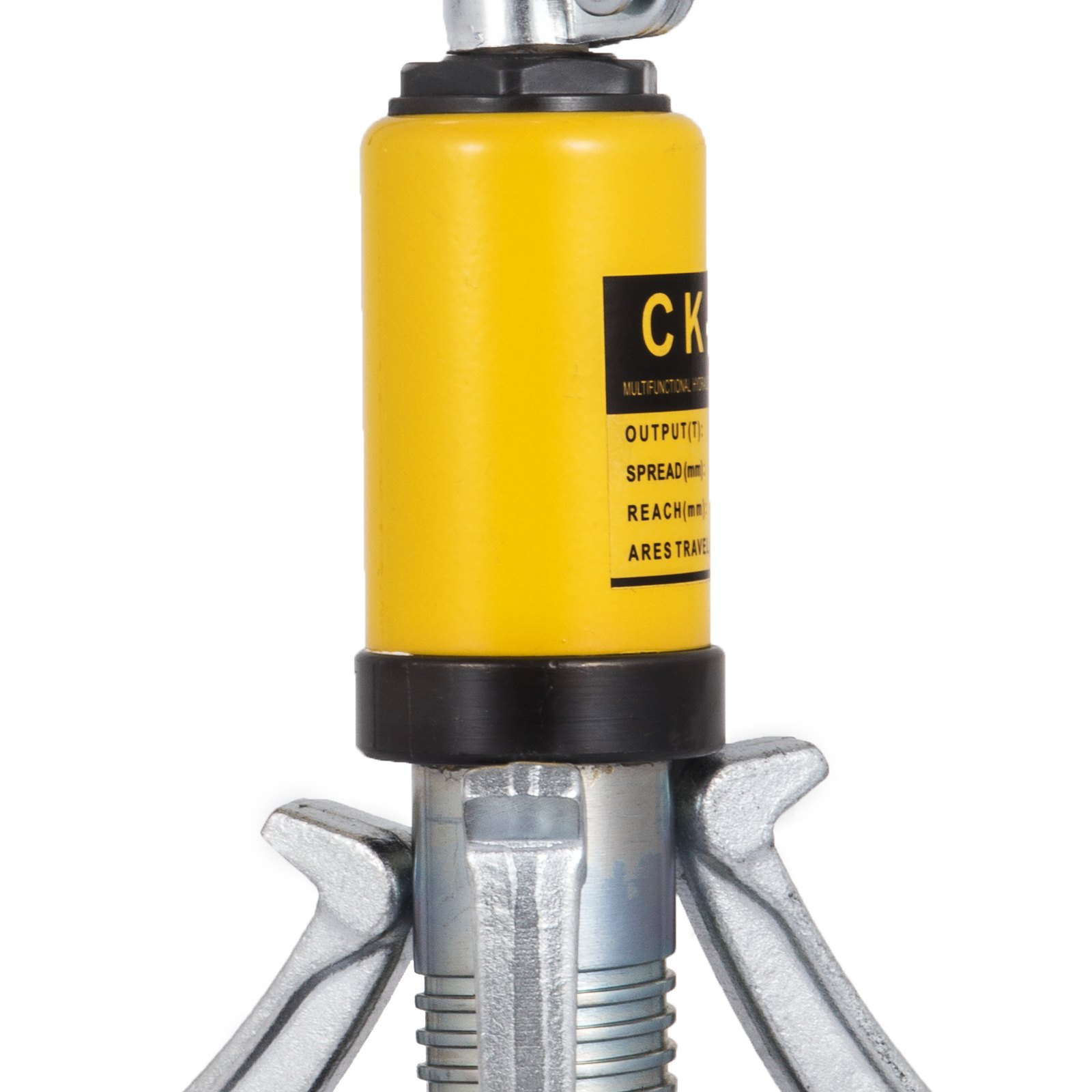 Extractor hidráulico VEVOR 5T, extractor de engranajes hidráulicos, juego de extractor de 3 mordazas, extractor de cojinetes hidráulicos 3 en 1, kit de herramientas de cilindro de extracción de cojinetes de tres brazos