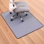VEVOR - Alfombrilla para silla de oficina de 91 x 122 cm para suelos duros, protector de suelo para sillas con ruedas, superficie de pana, antideslizante y fácil de limpiar, se desliza suavemente debajo del escritorio para el hogar y la oficina (gris)
