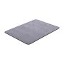 VEVOR - Alfombrilla para silla de oficina de 91 x 122 cm para suelos duros, protector de suelo para sillas con ruedas, superficie de pana, antideslizante y fácil de limpiar, se desliza suavemente debajo del escritorio para el hogar y la oficina (gris)